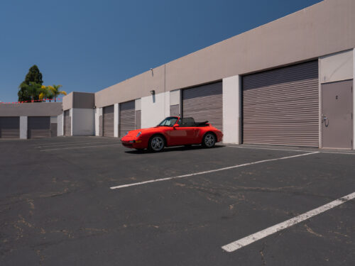 1996 Porsche 911 Carrera 4 Cabriolet in Guards Red — Strada Nera San Diego