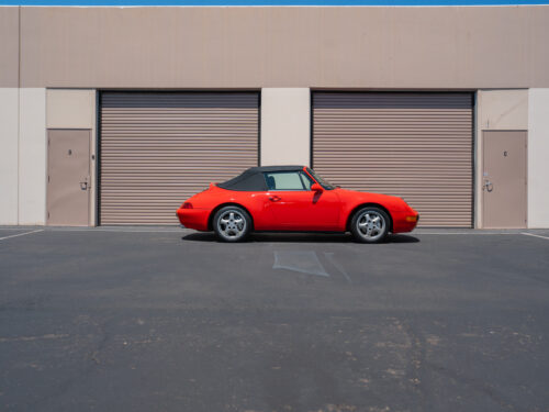 1996 Porsche 911 Carrera 4 Cabriolet in Guards Red — Strada Nera San Diego