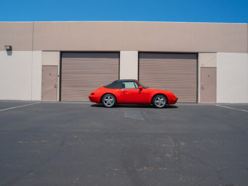 1996 Porsche 911 Carrera 4 Cabriolet in Guards Red — Strada Nera San Diego