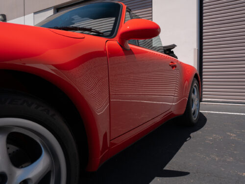 1996 Porsche 911 Carrera 4 Cabriolet in Guards Red — Strada Nera San Diego