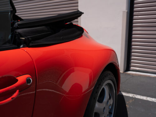 1996 Porsche 911 Carrera 4 Cabriolet in Guards Red — Strada Nera San Diego