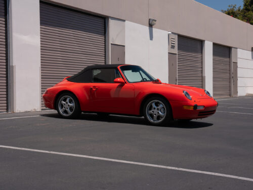1996 Porsche 911 Carrera 4 Cabriolet in Guards Red — Strada Nera San Diego