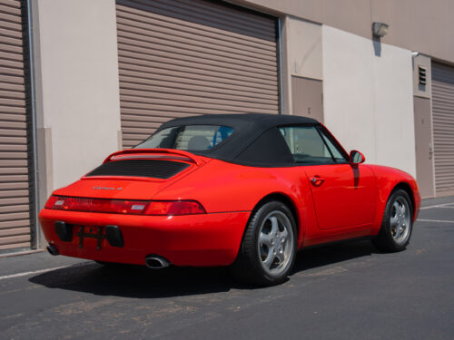 1996 Porsche 911 Carrera 4 Cabriolet in Guards Red — Strada Nera San Diego