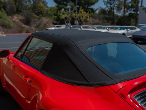 1996 Porsche 911 Carrera 4 Cabriolet in Guards Red — Strada Nera San Diego