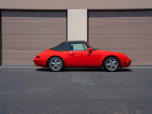 1996 Porsche 911 Carrera 4 Cabriolet in Guards Red — Strada Nera San Diego