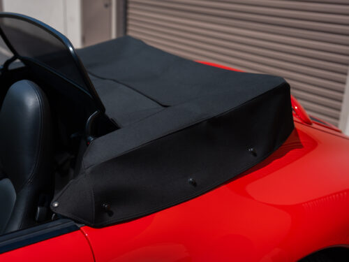 1996 Porsche 911 Carrera 4 Cabriolet in Guards Red — Strada Nera San Diego