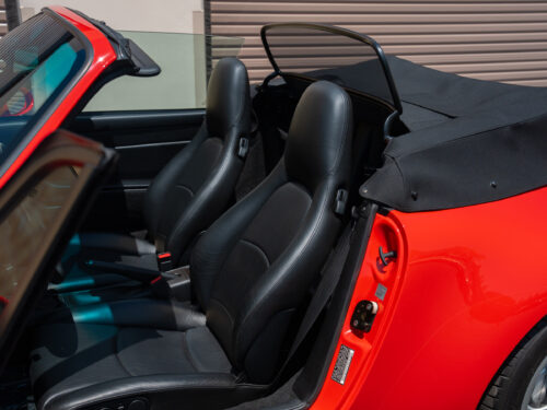 1996 Porsche 911 Carrera 4 Cabriolet in Guards Red — Strada Nera San Diego