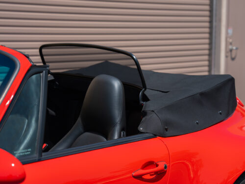 1996 Porsche 911 Carrera 4 Cabriolet in Guards Red — Strada Nera San Diego