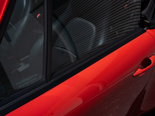 1996 Porsche 911 Carrera 4 Cabriolet in Guards Red — Strada Nera San Diego