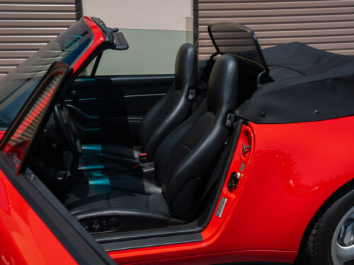 1996 Porsche 911 Carrera 4 Cabriolet in Guards Red — Strada Nera San Diego
