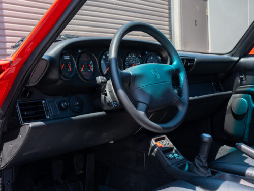 1996 Porsche 911 Carrera 4 Cabriolet in Guards Red — Strada Nera San Diego
