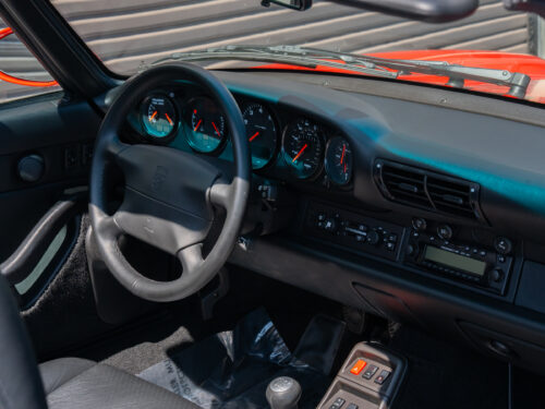 1996 Porsche 911 Carrera 4 Cabriolet in Guards Red — Strada Nera San Diego