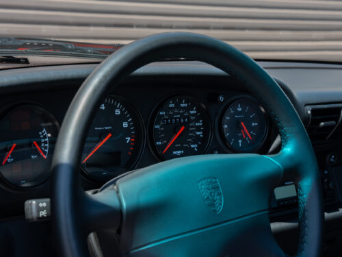 1996 Porsche 911 Carrera 4 Cabriolet in Guards Red — Strada Nera San Diego