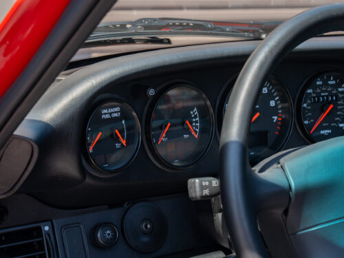 1996 Porsche 911 Carrera 4 Cabriolet in Guards Red — Strada Nera San Diego