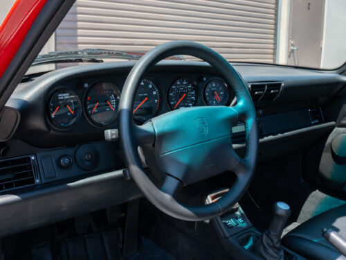 1996 Porsche 911 Carrera 4 Cabriolet in Guards Red — Strada Nera San Diego