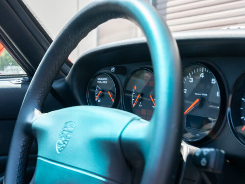 1996 Porsche 911 Carrera 4 Cabriolet in Guards Red — Strada Nera San Diego