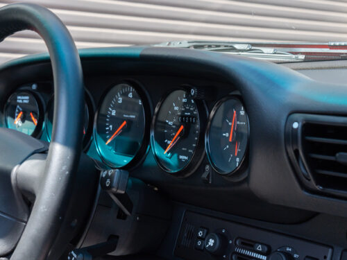 1996 Porsche 911 Carrera 4 Cabriolet in Guards Red — Strada Nera San Diego
