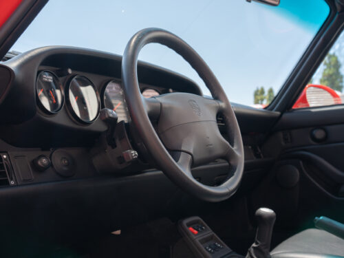 1996 Porsche 911 Carrera 4 Cabriolet in Guards Red — Strada Nera San Diego