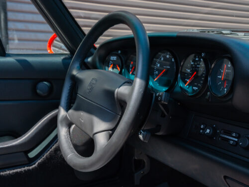 1996 Porsche 911 Carrera 4 Cabriolet in Guards Red — Strada Nera San Diego
