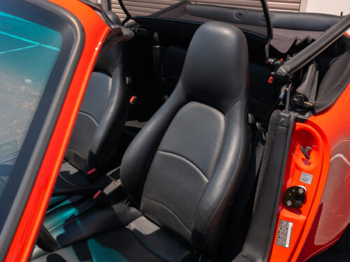 1996 Porsche 911 Carrera 4 Cabriolet in Guards Red — Strada Nera San Diego