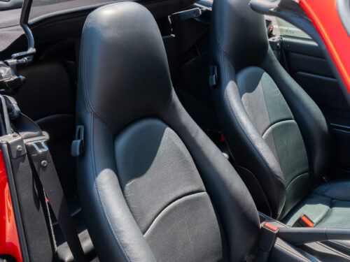 1996 Porsche 911 Carrera 4 Cabriolet in Guards Red — Strada Nera San Diego