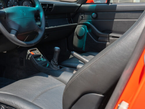 1996 Porsche 911 Carrera 4 Cabriolet in Guards Red — Strada Nera San Diego