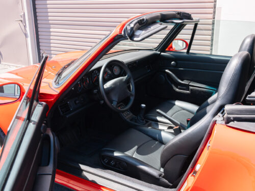 1996 Porsche 911 Carrera 4 Cabriolet in Guards Red — Strada Nera San Diego