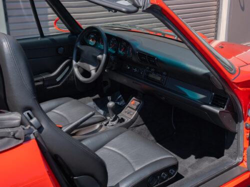 1996 Porsche 911 Carrera 4 Cabriolet in Guards Red — Strada Nera San Diego