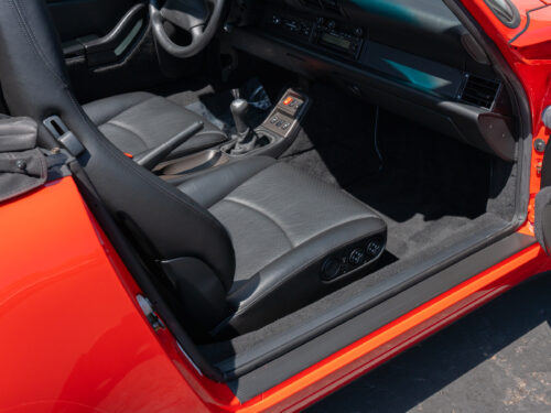 1996 Porsche 911 Carrera 4 Cabriolet in Guards Red — Strada Nera San Diego