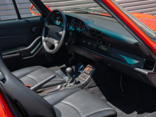 1996 Porsche 911 Carrera 4 Cabriolet in Guards Red — Strada Nera San Diego