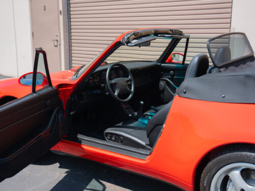 1996 Porsche 911 Carrera 4 Cabriolet in Guards Red — Strada Nera San Diego
