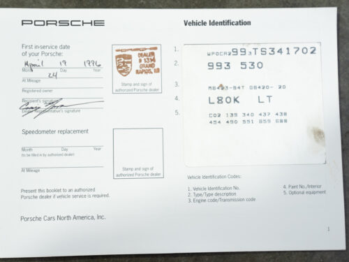 1996 Porsche 911 Carrera 4 Cabriolet in Guards Red — Strada Nera San Diego